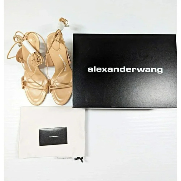 Alexander Wang Women's Lucienne 105 Ankle Tie Heel Sandals Size 36.5 (MSRP $595) - Picture 11 of 12